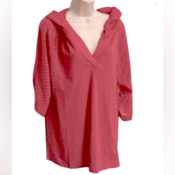 LOLE Montreal Salamander Pink Pullover Lightweight Hoodie Womens Medium - Picture 1 of 13